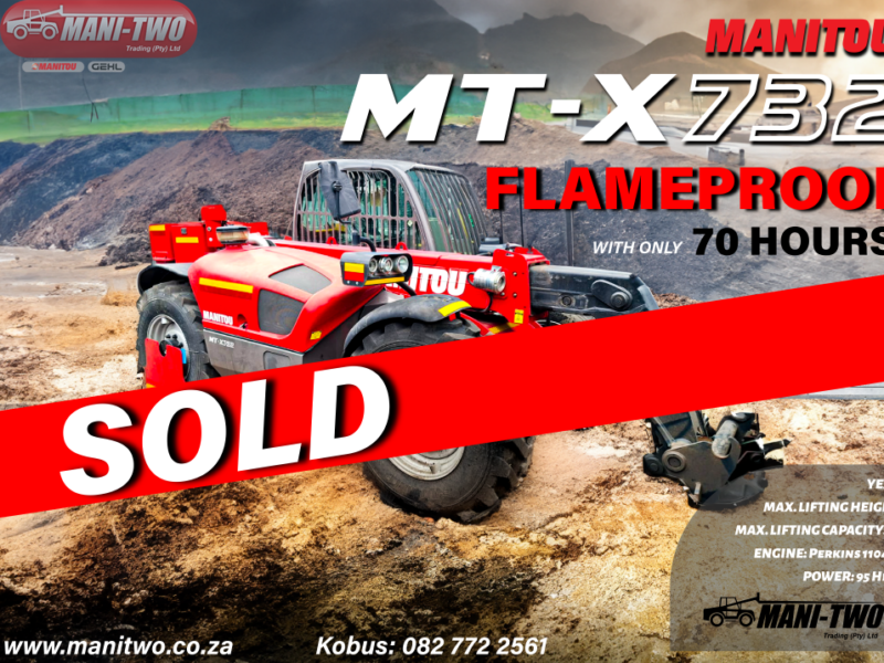 Manitou Telehandler MT-X 732  '2018