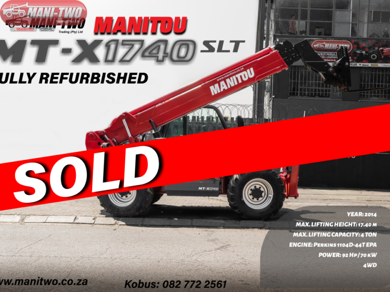 Manitou Telehandler MT-X1740  '2014
