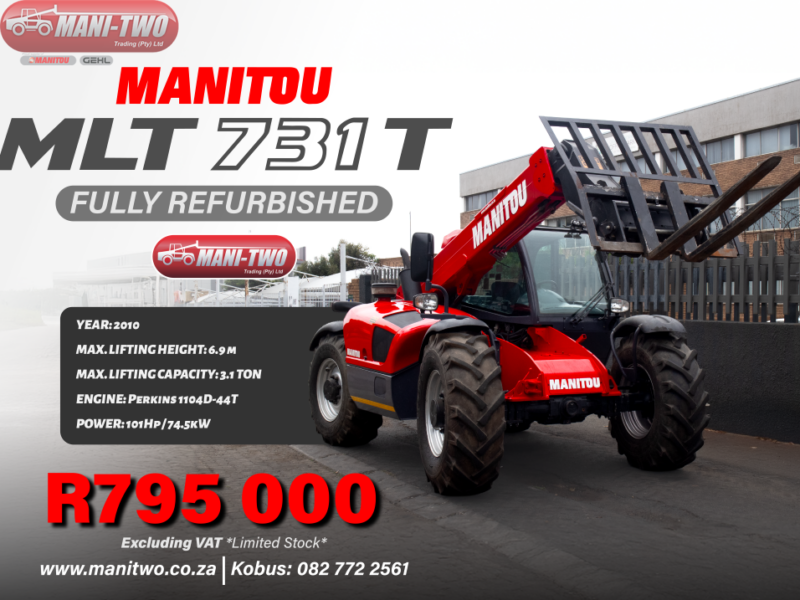 Manitou Telehandler MLT 731 T  '2010