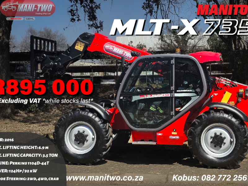 Manitou Telehandler MLT-X735  '2014