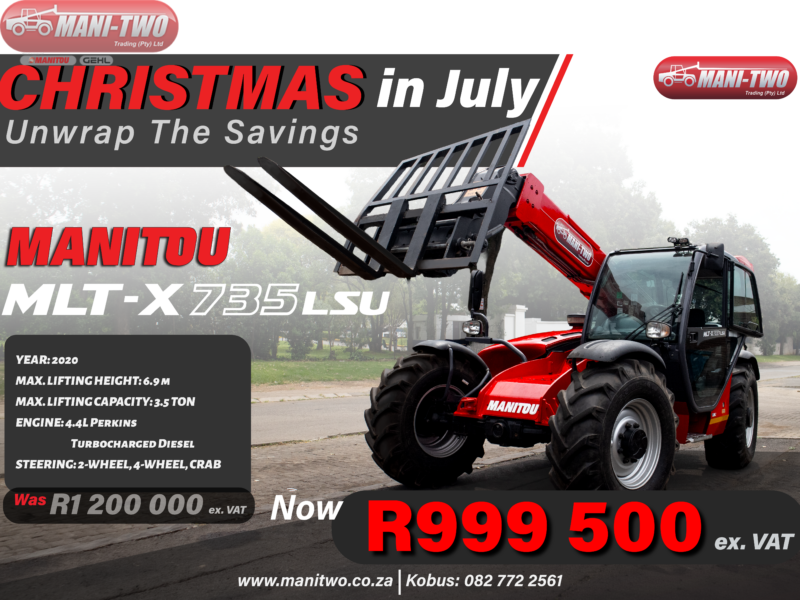 Manitou Telehandler MLT-X735  '2020