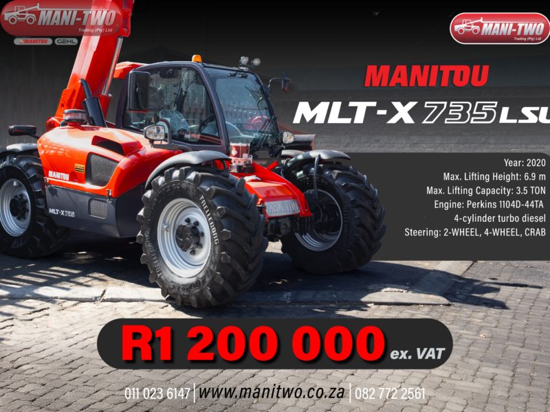 Manitou Telehandler MLT-X735  '2020